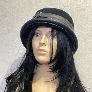 Boho black hat